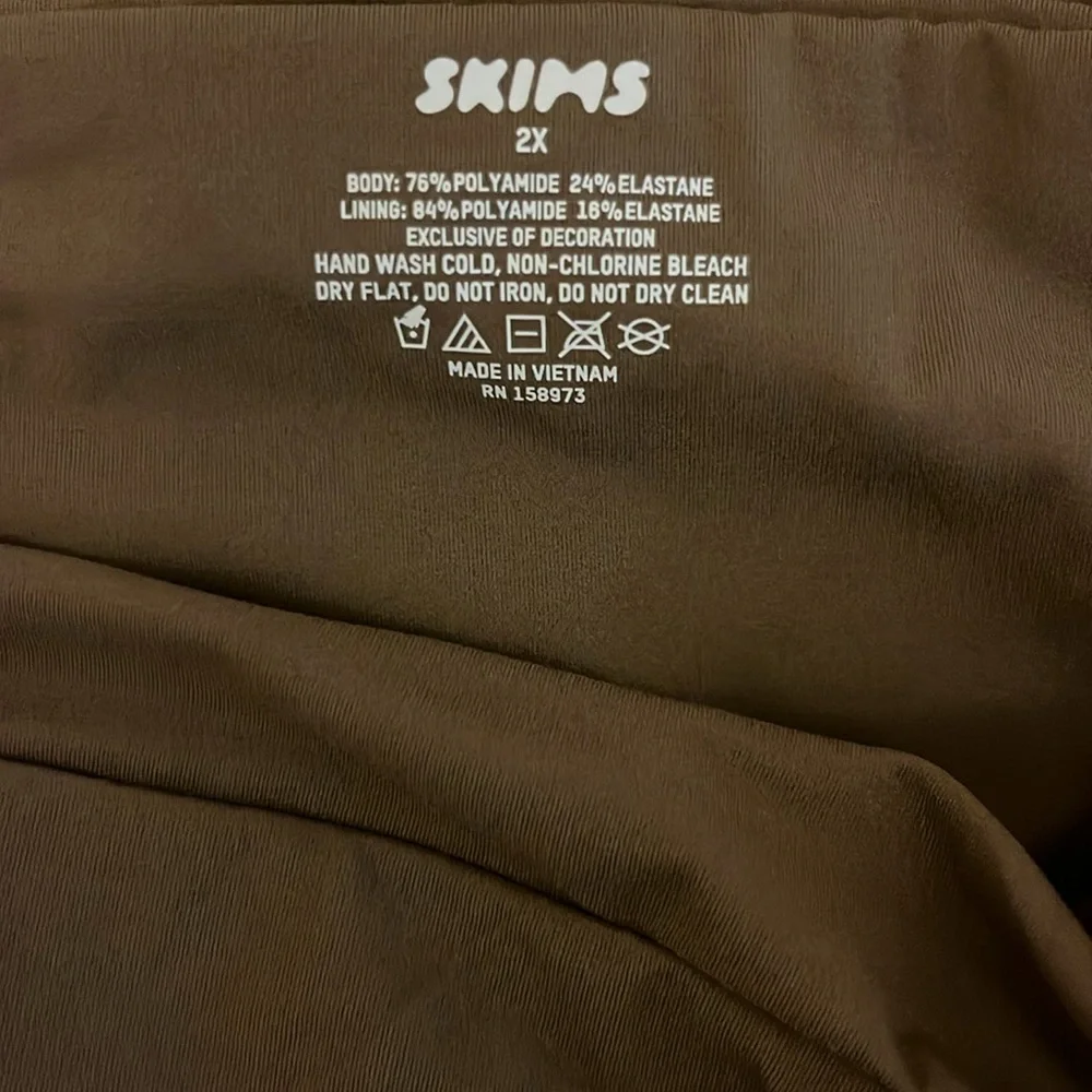NWT Skims Bandeau Bra new oxide - Picture 6 of 6